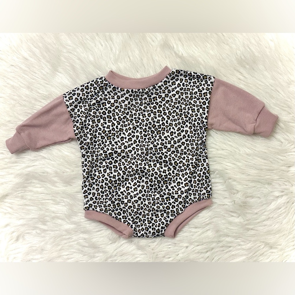 Leopard Print Kids One Piece